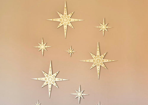 Aurora Imperial Decorative Eid Wall Stars